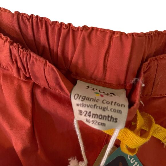 Frugi Organic Cotton Tommy Trousers Falun Red 18-24 Months $42 - Picture 4 of 9